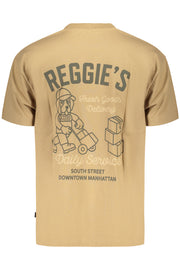 T-SHIRT EM ALGODÃO REFRIGIWEAR HOMEM CASTANHA