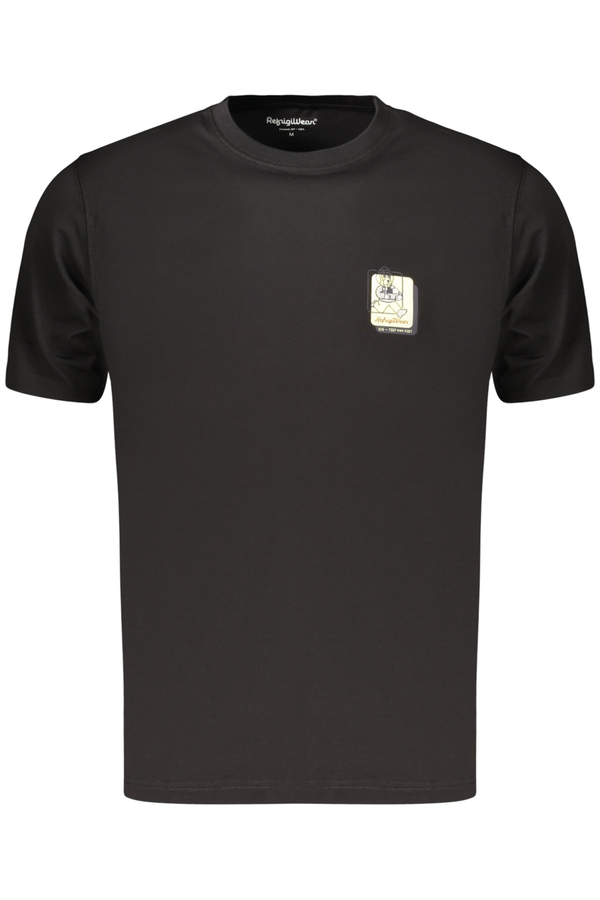 T-SHIRT EM ALGODÃO REFRIGIWEAR HOMEM PRETA