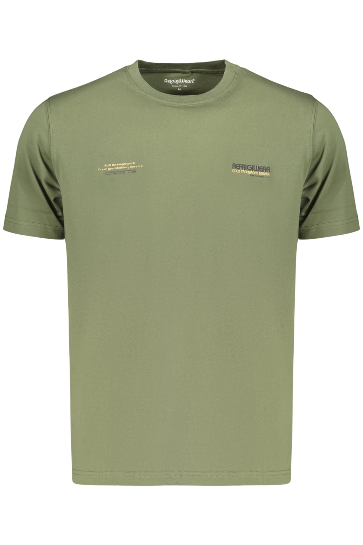 T-SHIRT EM ALGODÃO REFRIGIWEAR HOMEM VERDE
