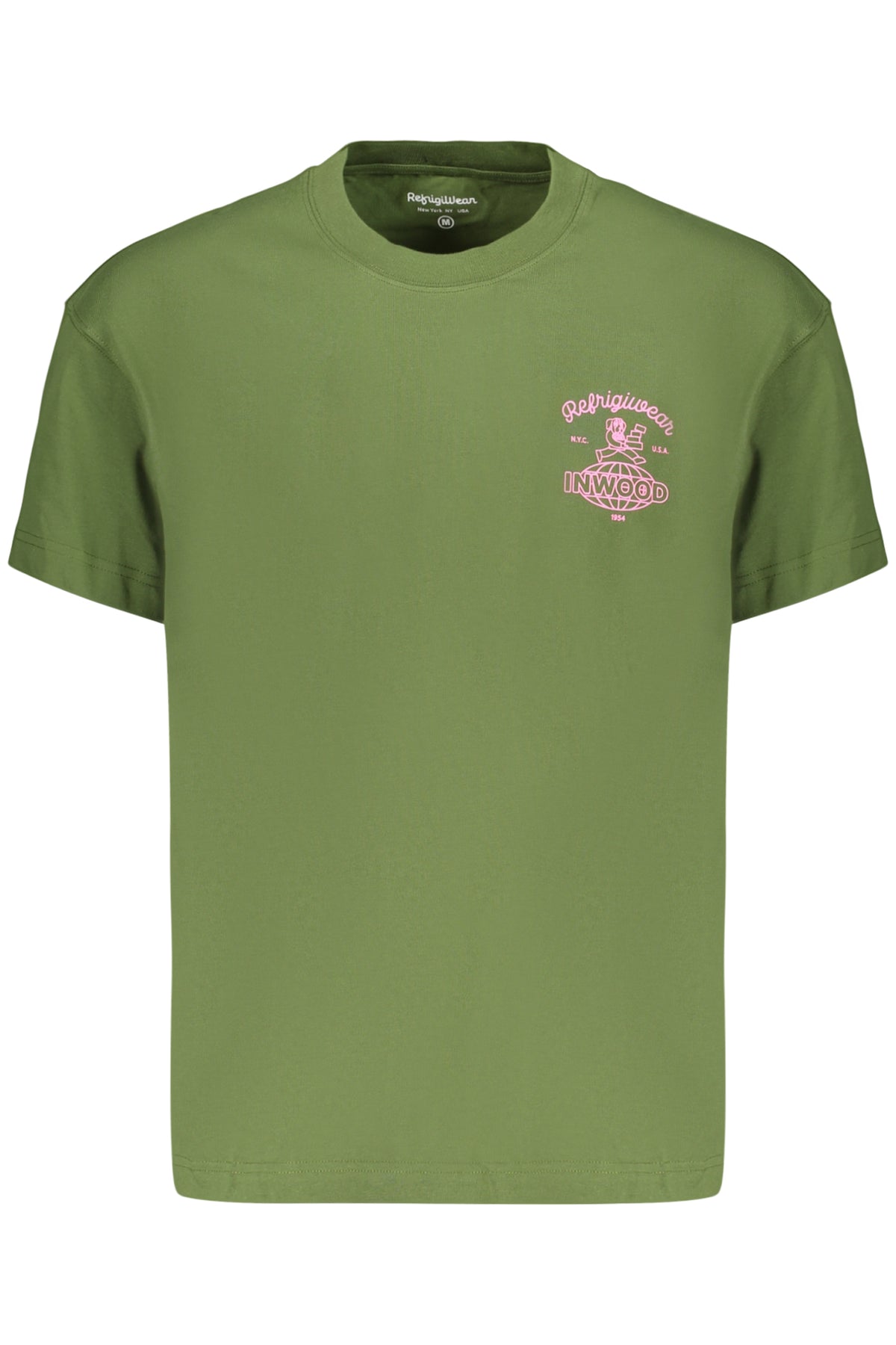 T-SHIRT EM ALGODÃO REFRIGIWEAR HOMEM VERDE