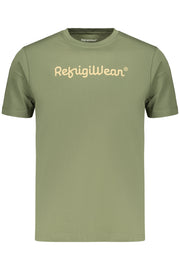 T-SHIRT EM ALGODÃO REFRIGIWEAR HOMEM VERDE