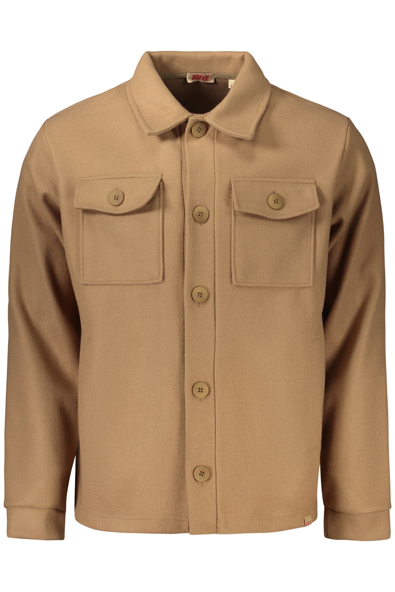 CAMISA EM ALGODÃO RIFLE HOMEM CASTANHA