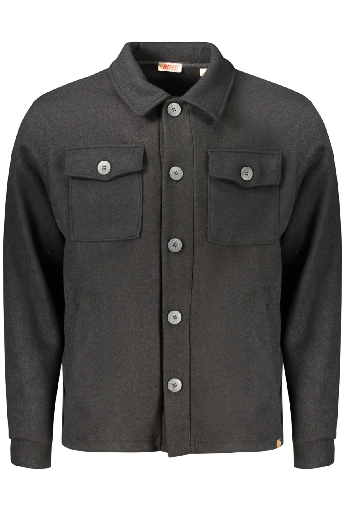 CAMISA EM ALGODÃO RIFLE HOMEM PRETA