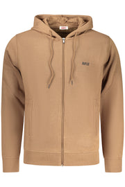 SWEATSHIRT EM ALGODÃO RIFLE HOMEM CASTANHA