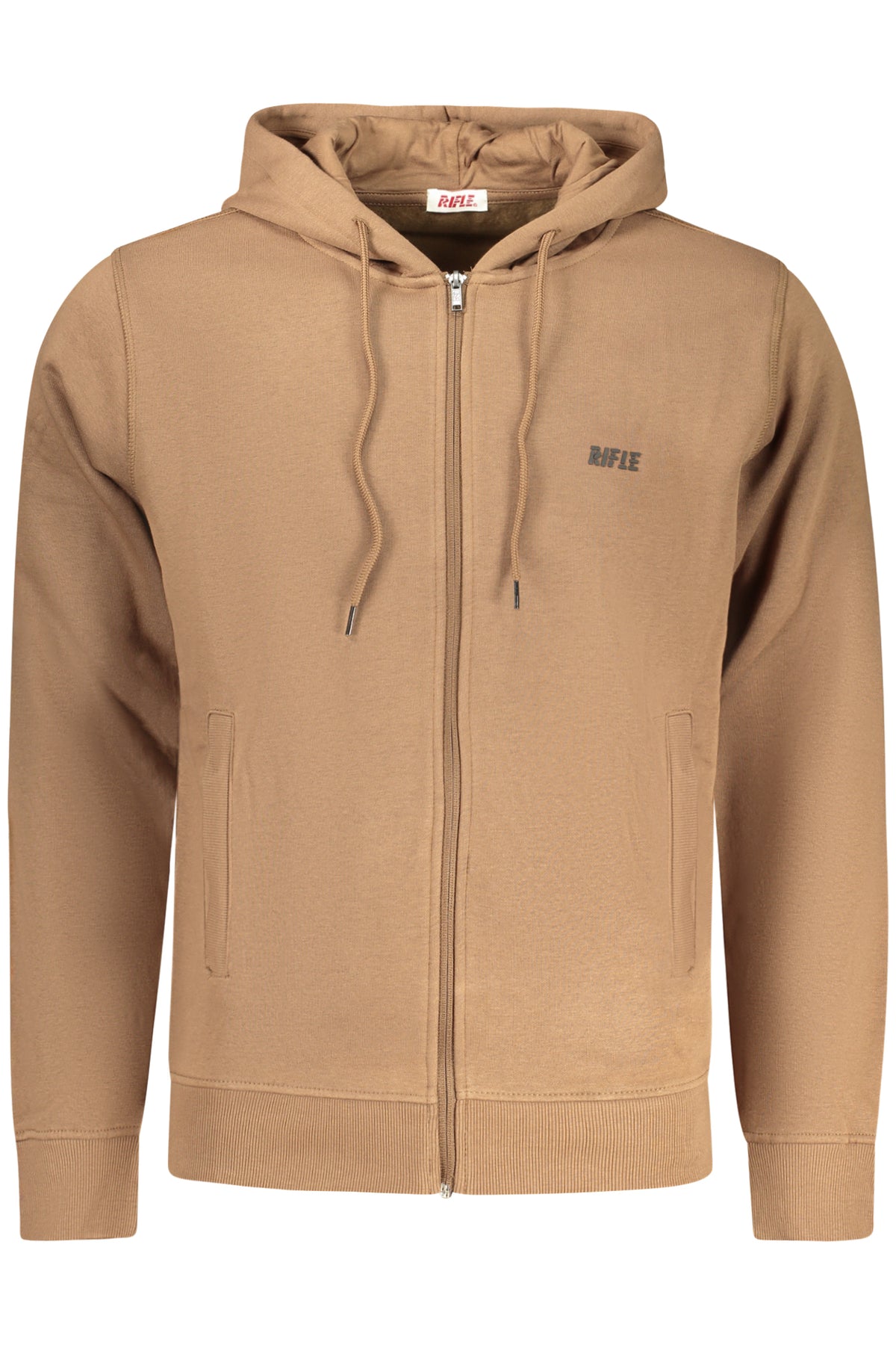 SWEATSHIRT EM ALGODÃO RIFLE HOMEM CASTANHA