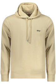SWEATSHIRT EM ALGODÃO RIFLE HOMEM BEGE