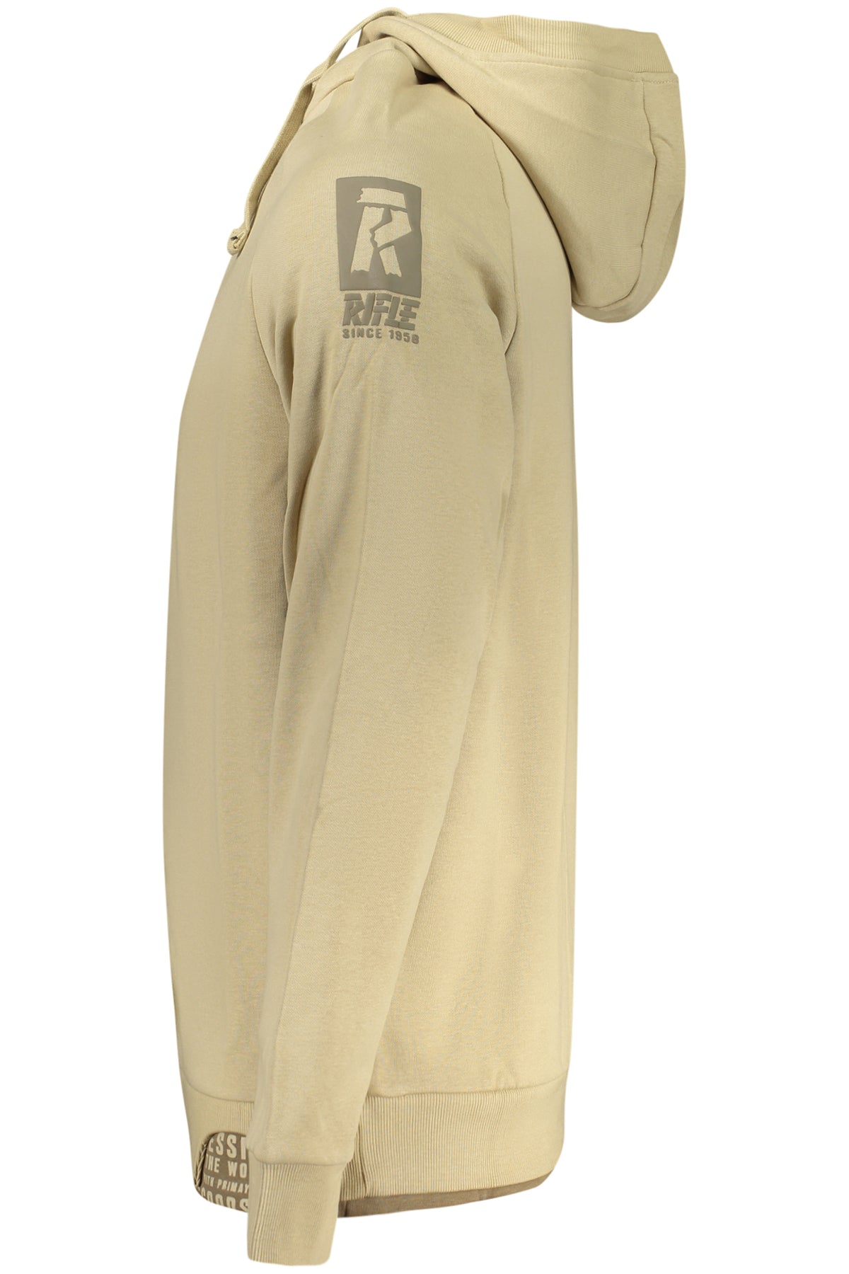 SWEATSHIRT EM ALGODÃO RIFLE HOMEM BEGE