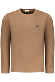 SWEATSHIRT EM ALGODÃO RIFLE HOMEM CASTANHA