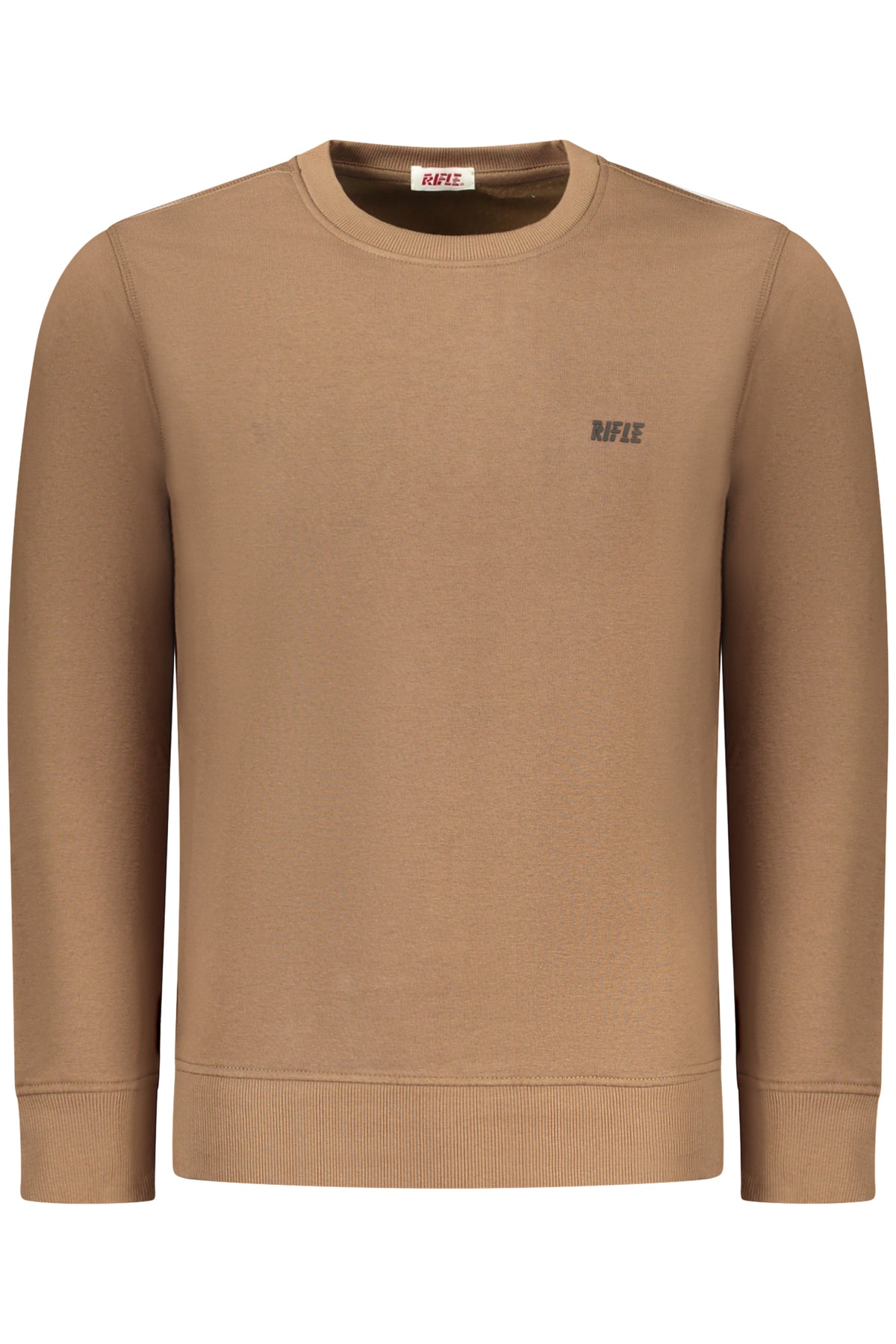 SWEATSHIRT EM ALGODÃO RIFLE HOMEM CASTANHA