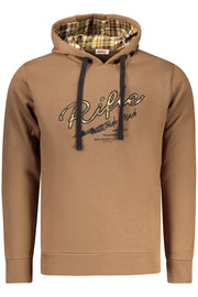 SWEATSHIRT EM ALGODÃO RIFLE HOMEM CASTANHA