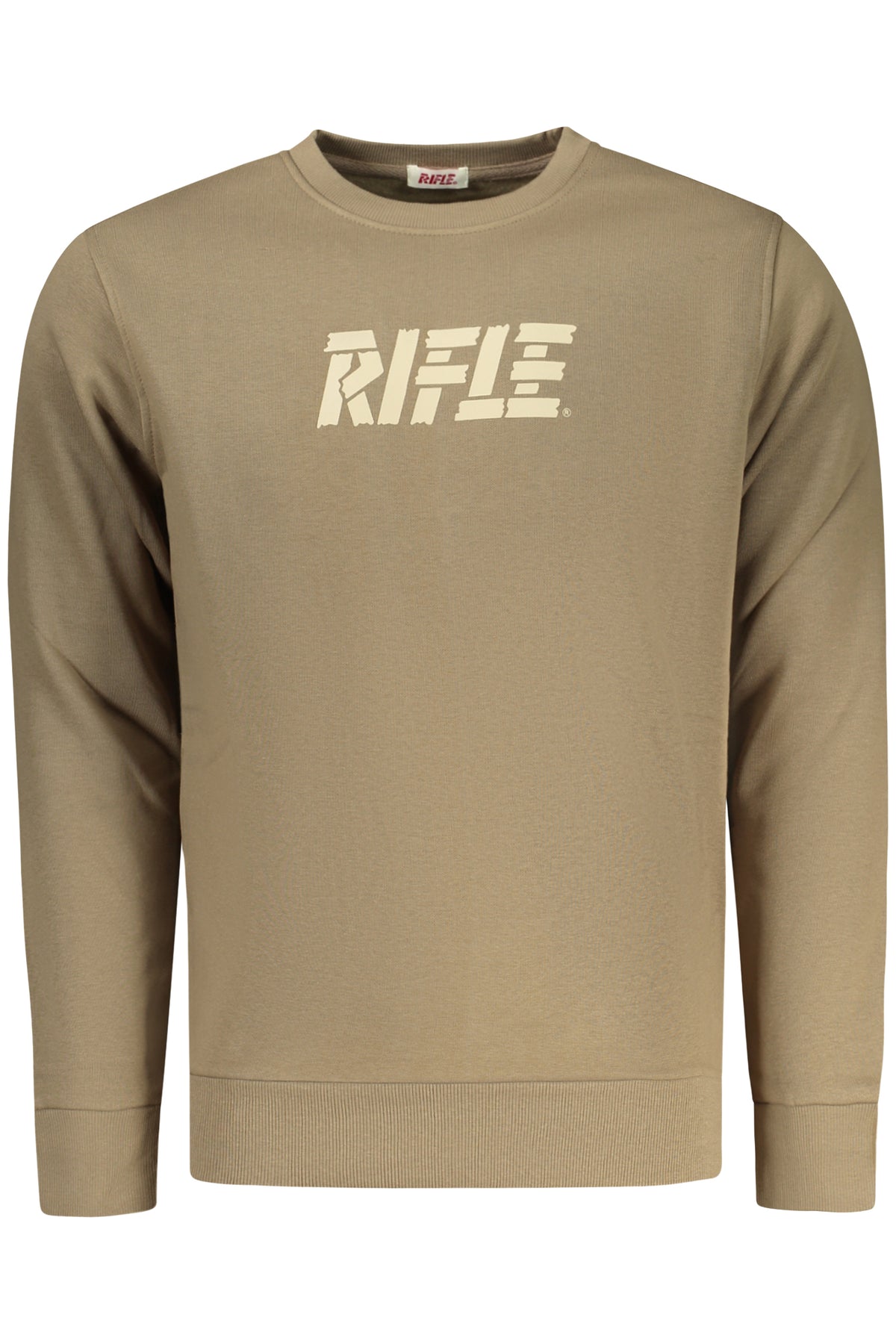 SWEATSHIRT EM ALGODÃO RIFLE HOMEM CASTANHA
