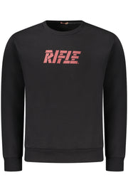 SWEATSHIRT EM ALGODÃO RIFLE HOMEM PRETA