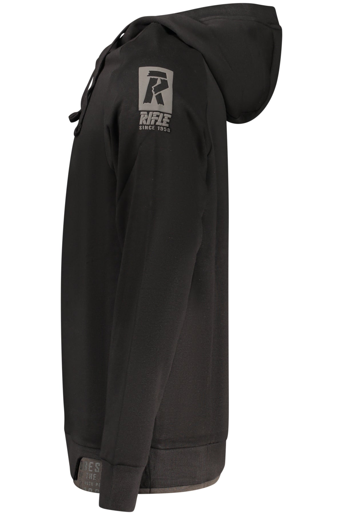 SWEATSHIRT EM ALGODÃO RIFLE HOMEM PRETA