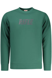 SWEATSHIRT EM ALGODÃO RIFLE HOMEM VERDE