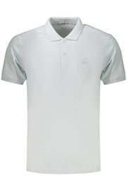 POLO EM ALGODÃO RIFLE HOMEM AZUL CLARO