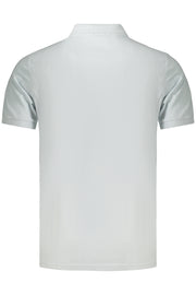 POLO EM ALGODÃO RIFLE HOMEM AZUL CLARO