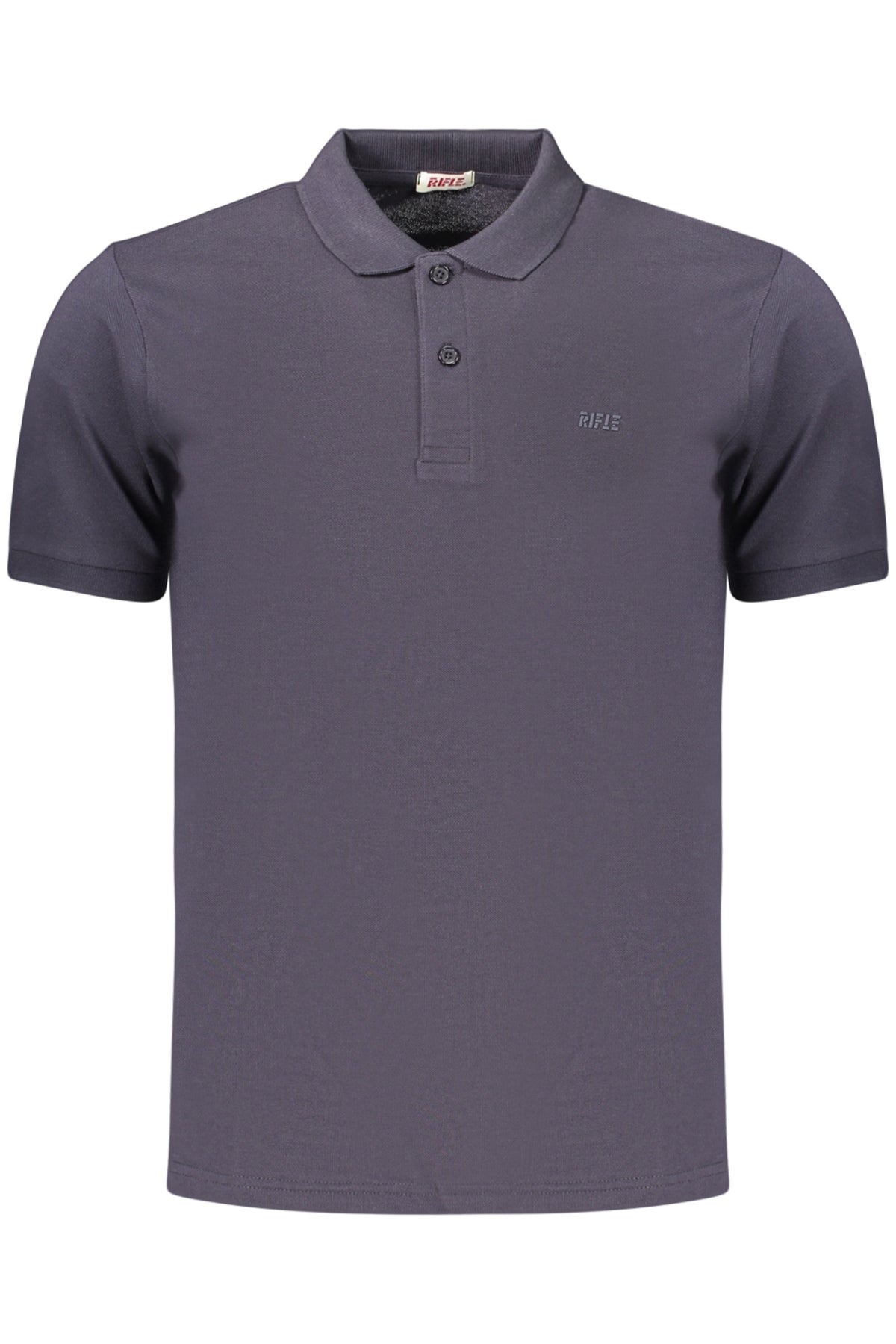 POLO EM ALGODÃO RIFLE HOMEM AZUL