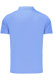 POLO EM ALGODÃO RIFLE HOMEM AZUL