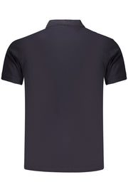 POLO EM ALGODÃO RIFLE HOMEM AZUL