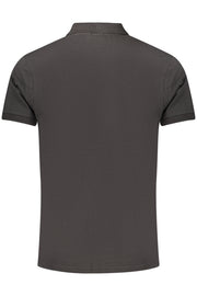 POLO EM ALGODÃO RIFLE HOMEM PRETO