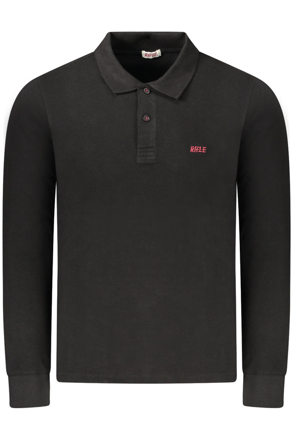 RIFLE POLO MANGA COMPRIDA HOMEM PRETO
