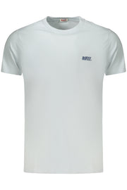 T-SHIRT EM ALGODÃO RIFLE HOMEM AZUL CLARO