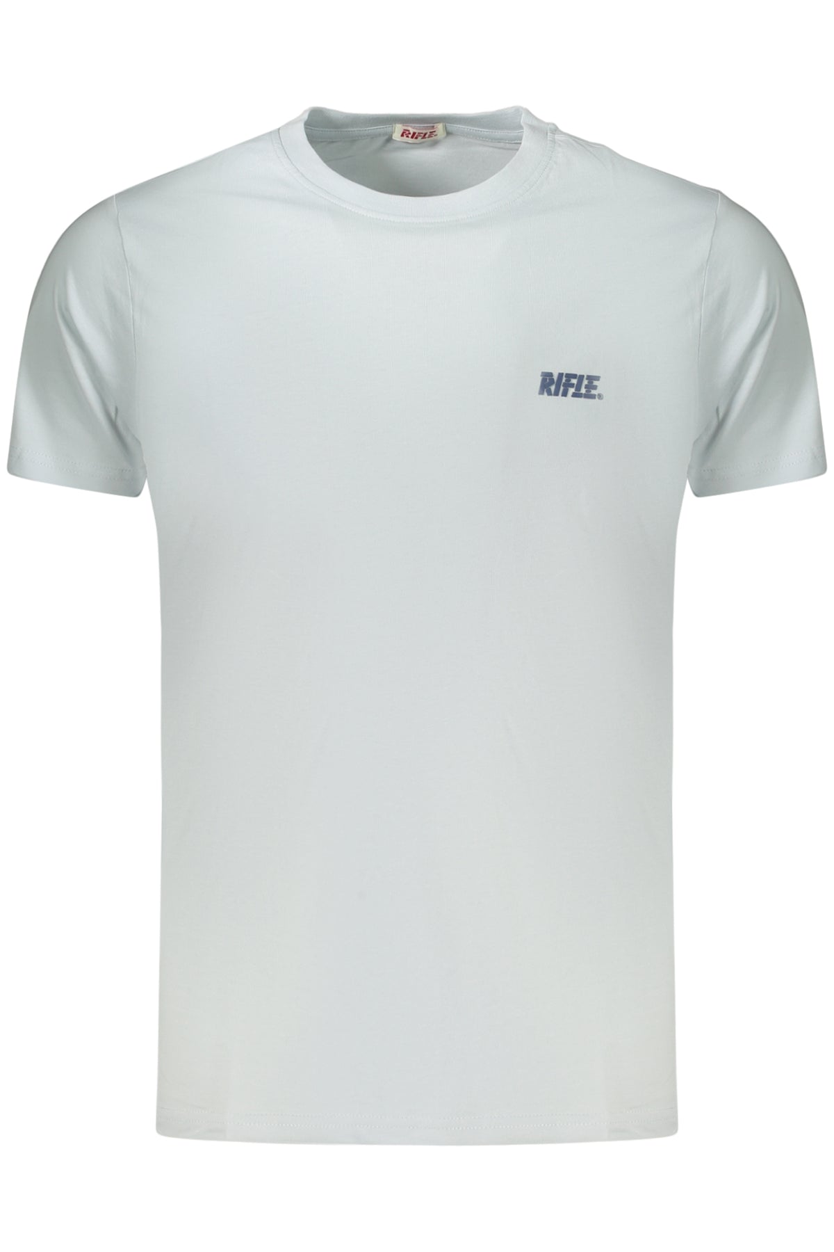 T-SHIRT EM ALGODÃO RIFLE HOMEM AZUL CLARO