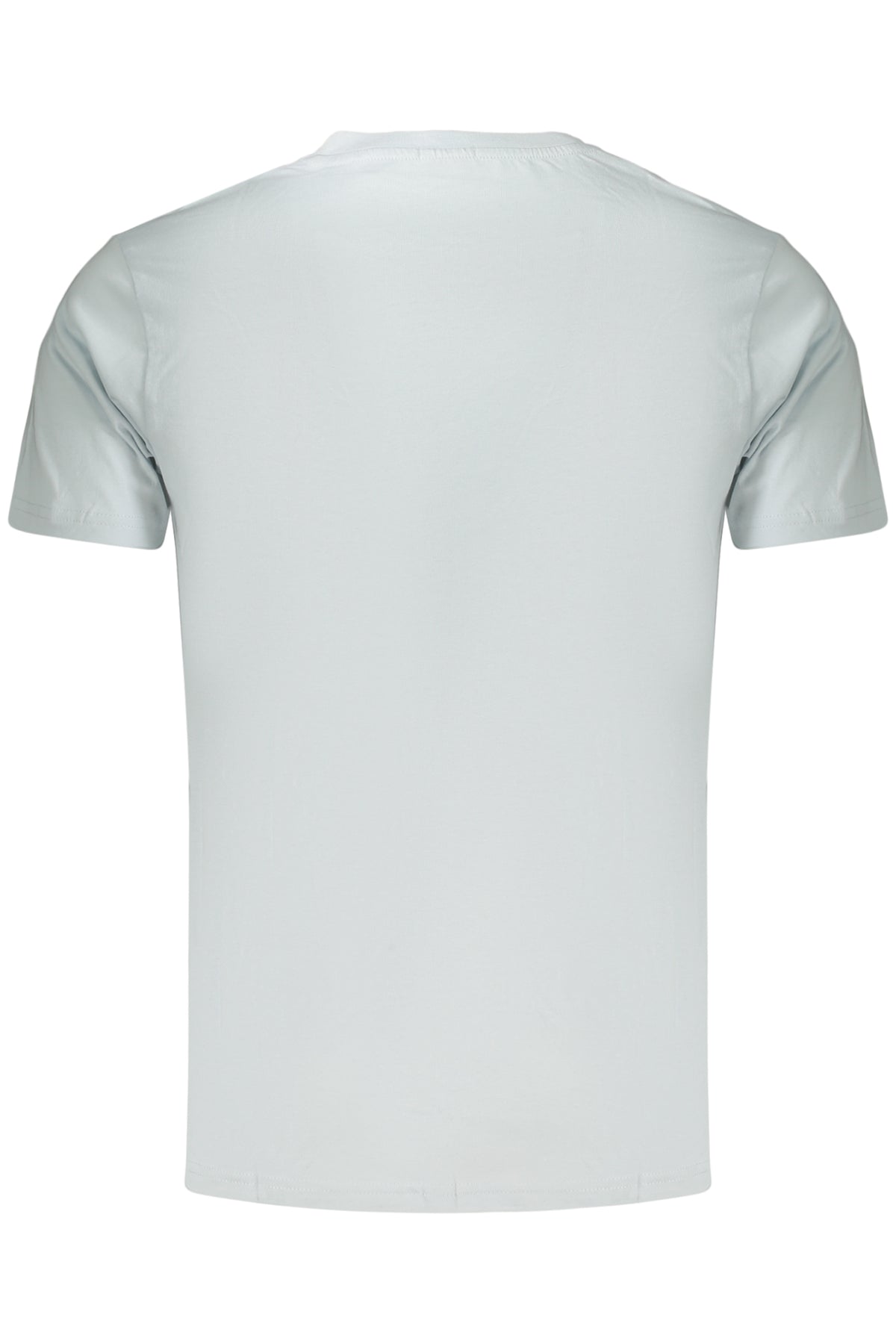 T-SHIRT EM ALGODÃO RIFLE HOMEM AZUL CLARO