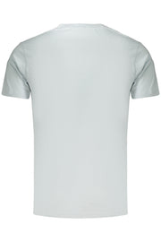 T-SHIRT EM ALGODÃO RIFLE HOMEM AZUL CLARO
