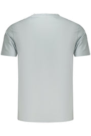 T-SHIRT EM ALGODÃO RIFLE HOMEM AZUL CLARO