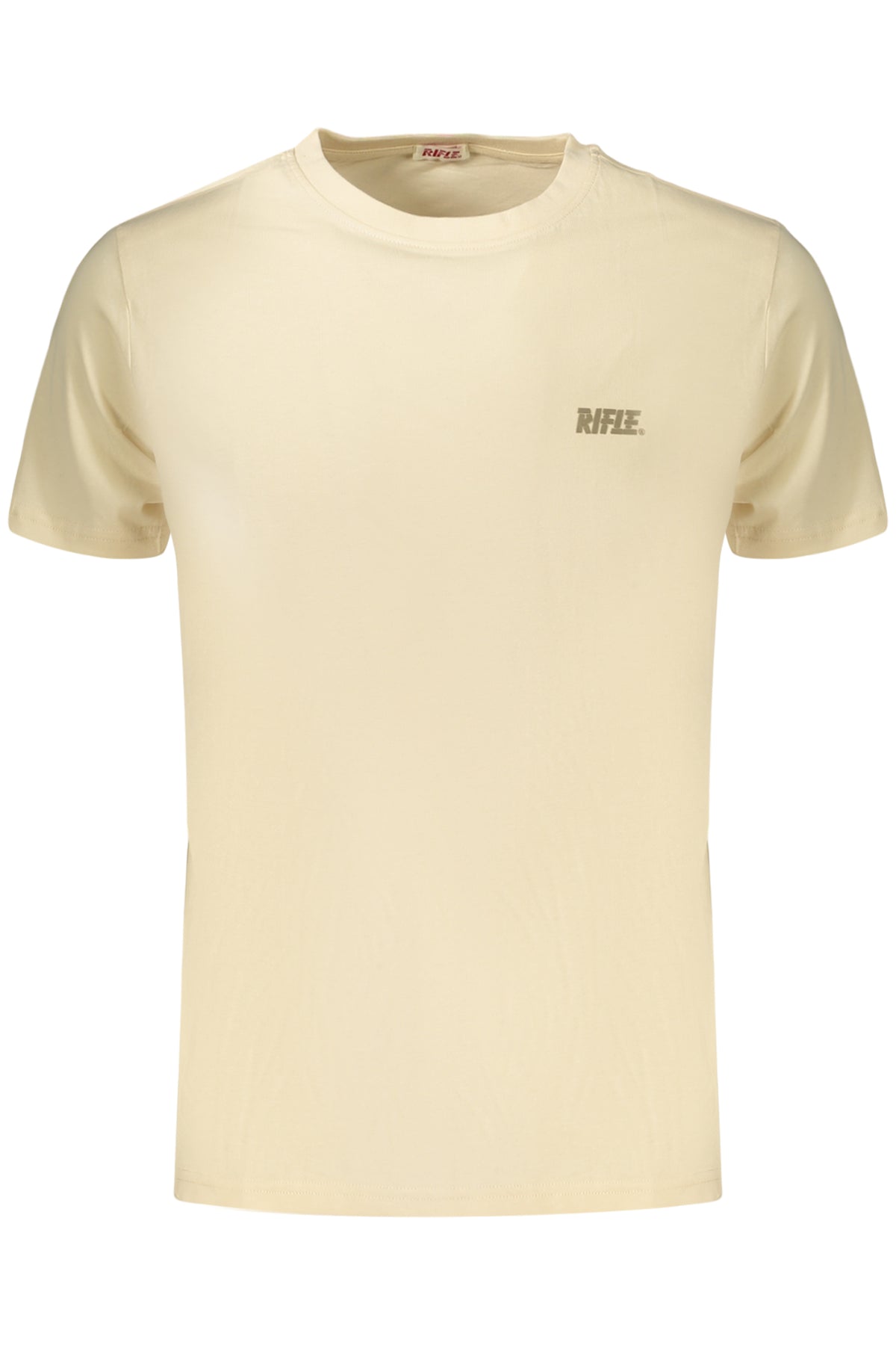 T-SHIRT EM ALGODÃO RIFLE HOMEM BEGE