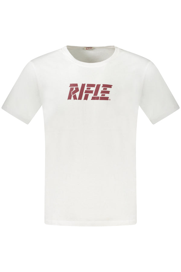 T-SHIRT RIFLE MANGA CURTA HOMEM BRANCO