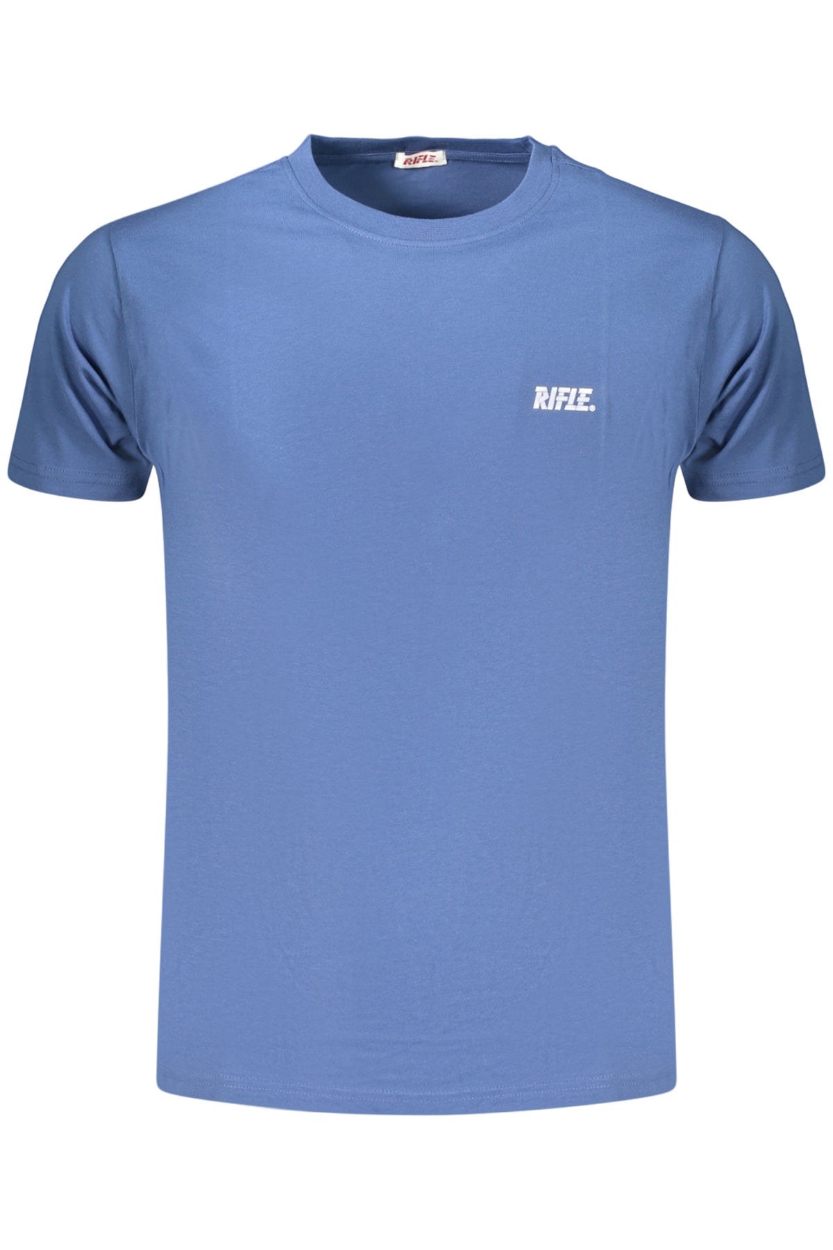 T-SHIRT EM ALGODÃO RIFLE HOMEM AZUL