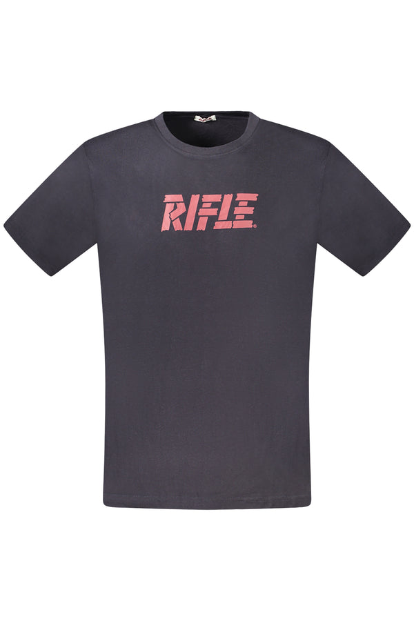 T-SHIRT RIFLE MANGA CURTA HOMEM AZUL