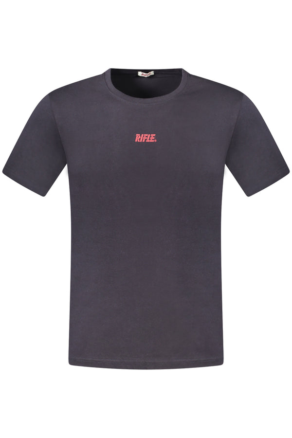 T-SHIRT RIFLE MANGA CURTA HOMEM AZUL