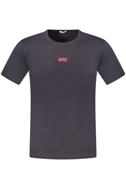 T-SHIRT EM ALGODÃO RIFLE HOMEM AZUL