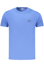 T-SHIRT EM ALGODÃO RIFLE HOMEM AZUL