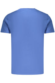 T-SHIRT EM ALGODÃO RIFLE HOMEM AZUL