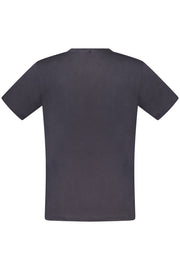 T-SHIRT EM ALGODÃO RIFLE HOMEM AZUL