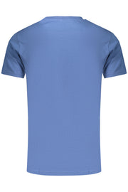 T-SHIRT EM ALGODÃO RIFLE HOMEM AZUL