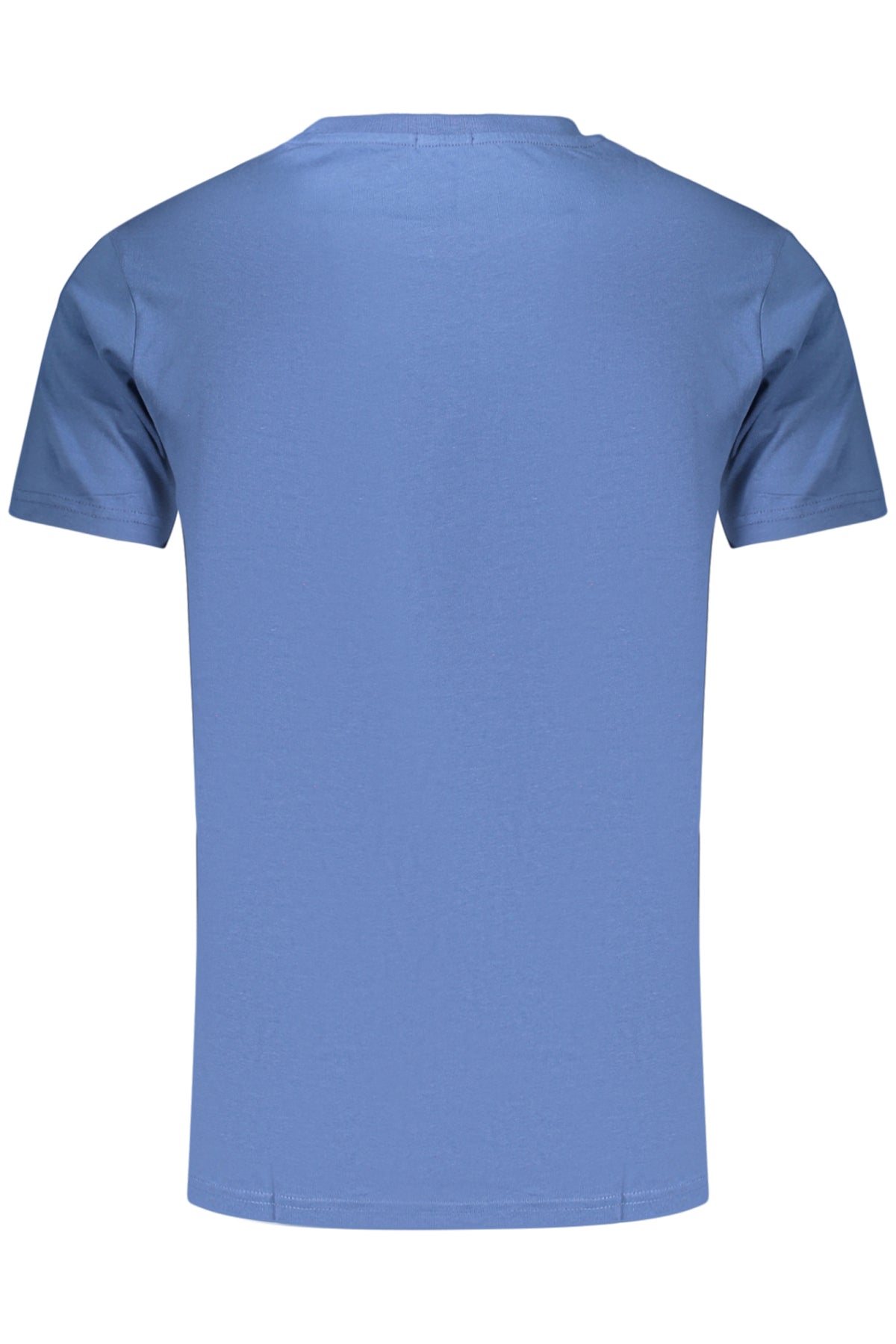 T-SHIRT EM ALGODÃO RIFLE HOMEM AZUL