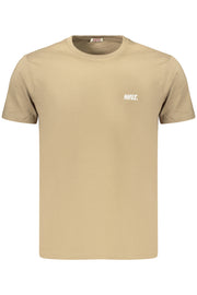 T-SHIRT EM ALGODÃO RIFLE HOMEM CASTANHA