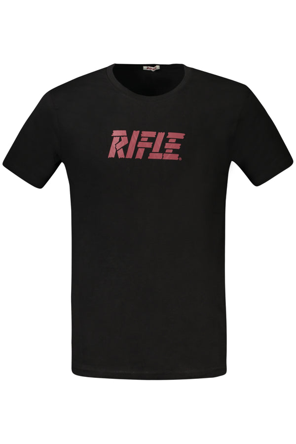 T-SHIRT RIFLE MANGA CURTA HOMEM PRETA