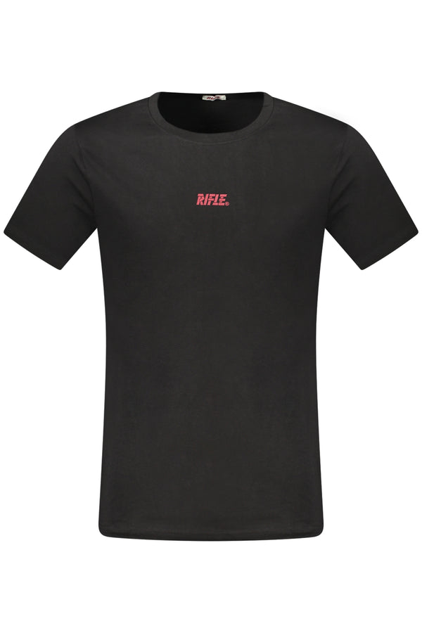 T-SHIRT RIFLE MANGA CURTA HOMEM PRETA