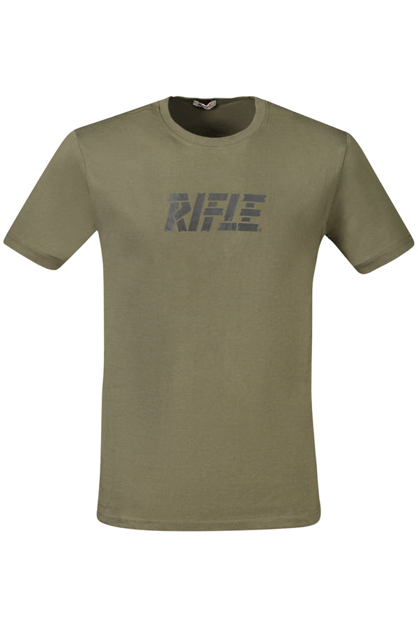 T-SHIRT RIFLE MANGA CURTA HOMEM VERDE