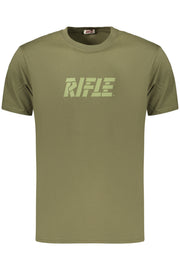 T-SHIRT EM ALGODÃO RIFLE HOMEM VERDE