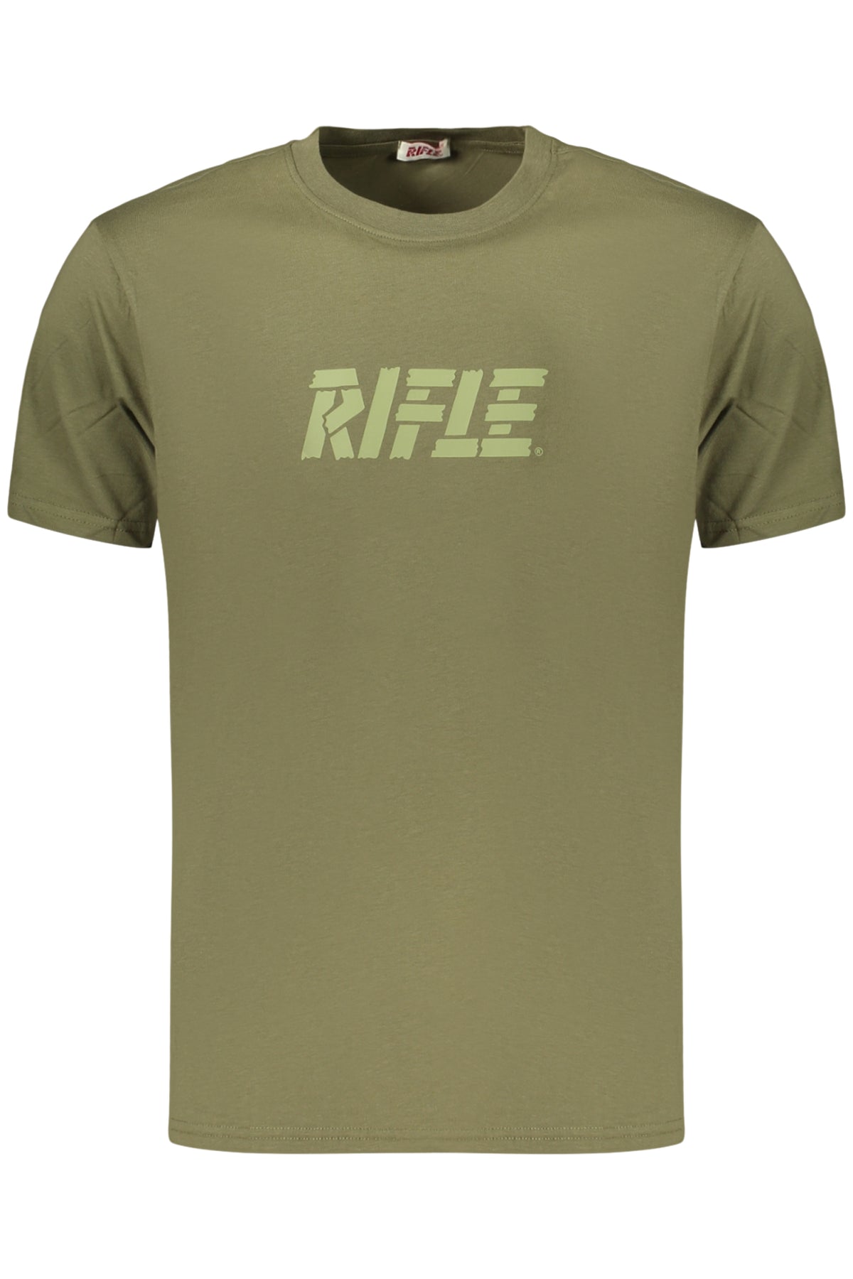 T-SHIRT EM ALGODÃO RIFLE HOMEM VERDE
