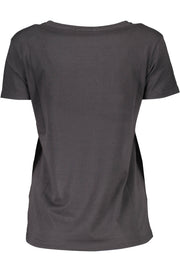 WOMEN'S SCERVINO STREET BLACK SHORT-SLEEVED T-SHIRT