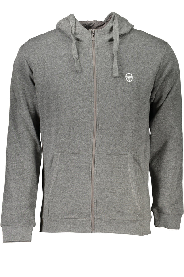 CAMISOLA SERGIO TACCHINI HOMEM COM ZIP CINZA