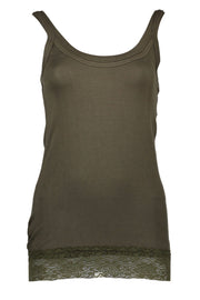 TOP DE ALÇAS EM ALGODÃO SILVIAN HEACH MULHER VERDE